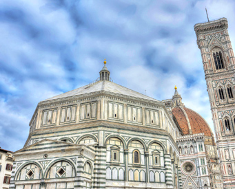 Group tour of Florence Duomo complex